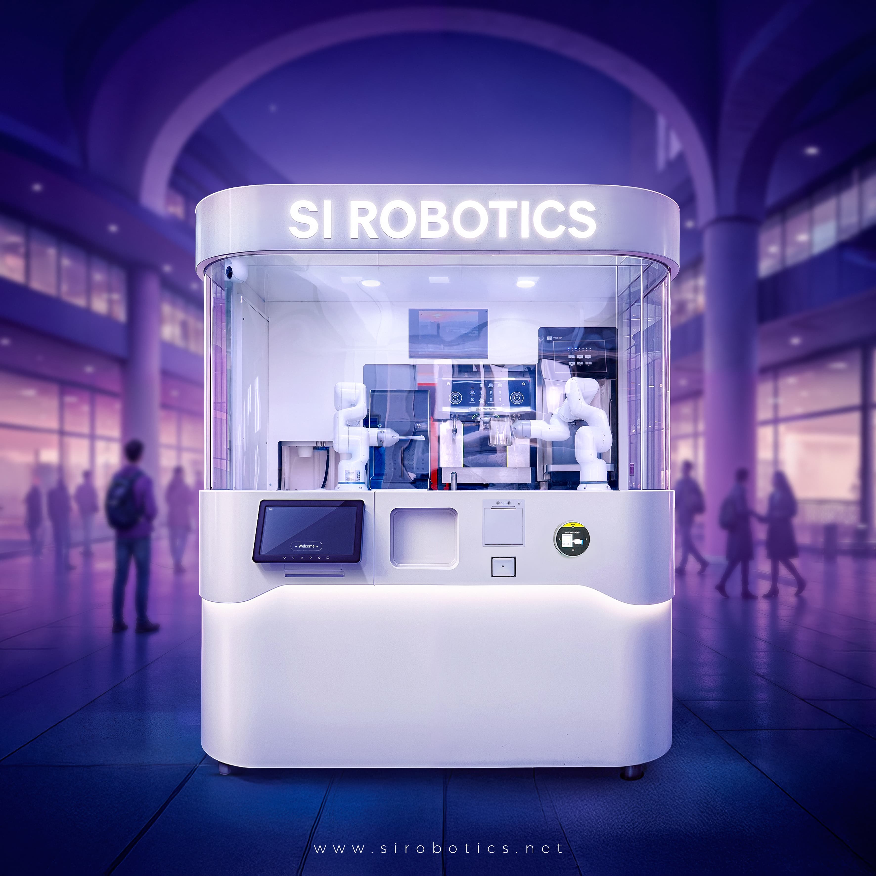 Two Arms Coffee Robot
